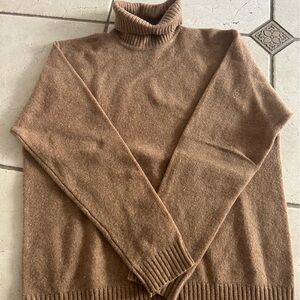 J. Crew Men's Tan Turtleneck Sweater